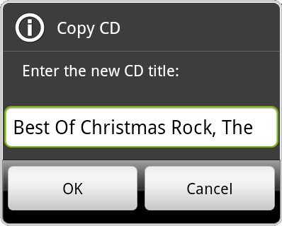copy CD dialog
