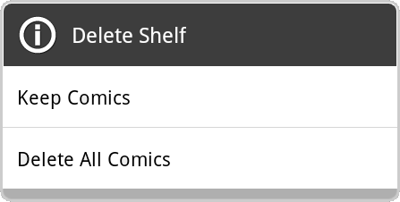 delete shelf dialog